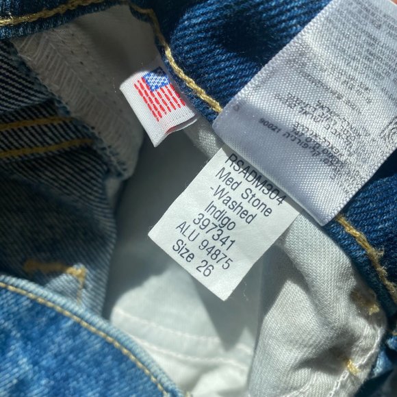 American Apparel, The High-Waist Jean Medium Wash, size 26 with - Picture 6 of 7